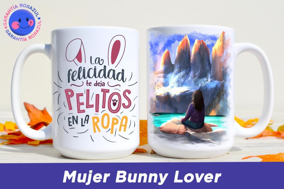 Tazón Personalizable - Torres del Paine - Mujer Bunny Lover