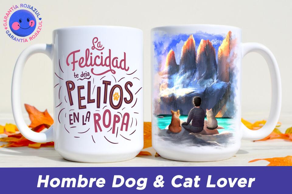 Tazón Personalizable - Torres del Paine - Hombre Dog & Cat Lover